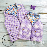 PRE-ORDER AC Mom and Me Vests Monogram Floral- Mom Vest