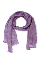 AC Silk Metallic Tissue Scarf