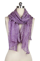 AC Silk Metallic Tissue Scarf