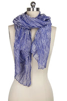 AC Silk Metallic Tissue Scarf