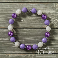 AC Princess Tulle: Purple Bubble Gum Necklace