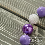 AC Princess Tulle: Purple Bubble Gum Necklace