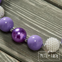 AC Princess Tulle: Purple Bubble Gum Necklace
