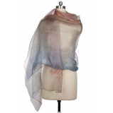 Ombre Glitz Wrap Sparkly Silk Scarf