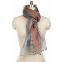 Ombre Glitz Wrap Sparkly Silk Scarf