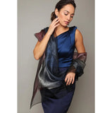 Ombre Glitz Wrap Sparkly Silk Scarf