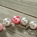 AC Princess Tulle: Pink Bubble Gum Necklace