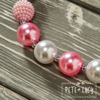 AC Princess Tulle: Pink Bubble Gum Necklace