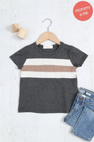 SBV Mommy and Me Mocha Stripe Top kids