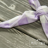 AC Princess Tulle: Purple Tie Headband