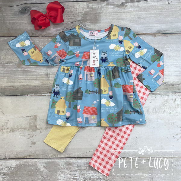 AC Three Little Pigs Pant Set