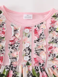 AC Pink Floral Smocked Dress