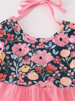 AC Pink Floral Tutu Girls Dress