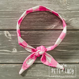 AC Princess Tulle: Pink Tie Headband