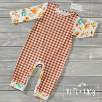 AC Pumpkin Love Boy's Romper