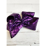 AC Sequined Texas Size Knotted Hair Bow
