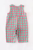 AC RED AND GREEN GINGERBREAD BOY romper