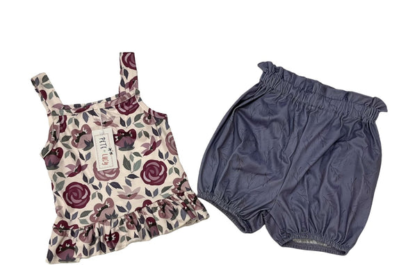 AC Rose Bush & Branches Shorts Set