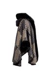 Saachi Beverly Ann Fur Faux Kimono