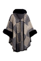 Saachi Beverly Ann Fur Faux Kimono