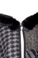 Saachi Beverly Ann Fur Faux Kimono