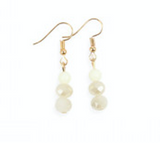 SBV BRAIDED GLASS BEAD EARRINGS