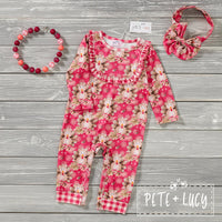 AC Turkeylicious Girl Infant Romper