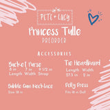 AC Princess Tulle: Yellow Bubble Gum Necklace
