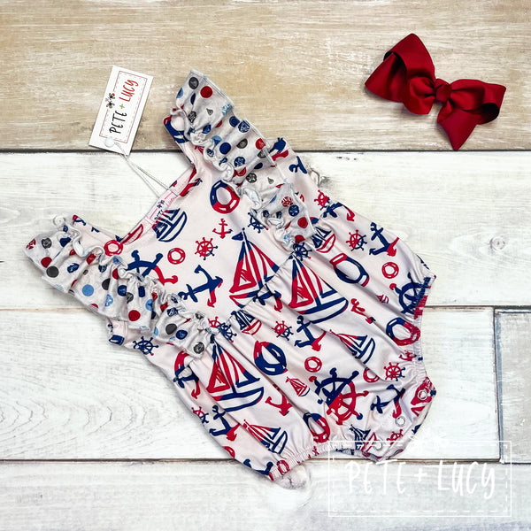 AC All Aboard Girls Romper