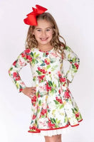 Charlie Kids Project Red Roses and Berries Dresses