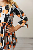 AC Girls Halloween Cat Dress