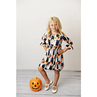 AC Girls Halloween Cat Dress