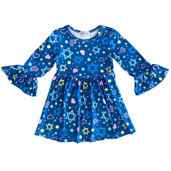 AC Girls Hanukkah Twirly Dress