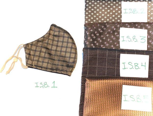 100% Italian silk - Brown Collection
