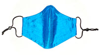 100% Dupioni silk mask