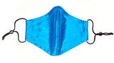 100% Dupioni silk mask