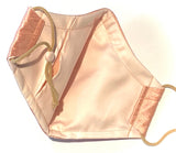 100% Dupioni silk mask
