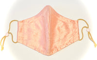 100% Dupioni silk mask
