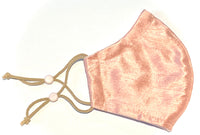 100% Dupioni silk mask