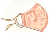 100% Dupioni silk mask