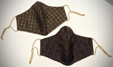 100% Italian silk - Brown Collection