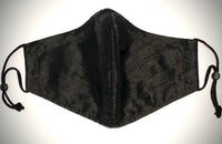 100% Dupioni silk mask