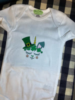 BTD Unicorn holiday Onesies 12 Mo
