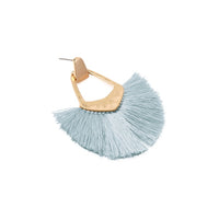 SBV Light Blue Tassel Earrings