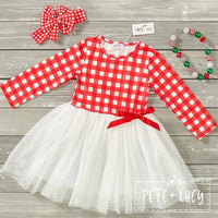 AC Red Plaid Tutu