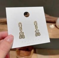 SUN Teddy Bear Earrings