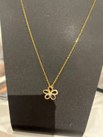 SUN Small flower Necklace