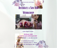 Decorate a Sun Hat Workshop