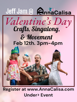 Valentine's Day Craft & Music 02/12/23 3pm-4pm
