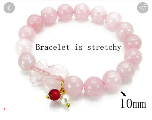 SUN Pink Quartz Bracelet